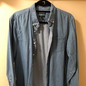 Banana Republic Light Blue Chambray Shirt